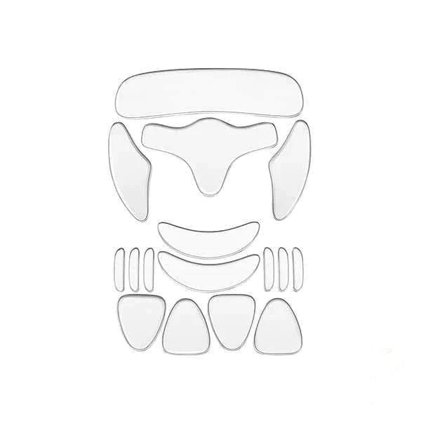 Kit Adesivos Anti Rugas para Rosto Colo Pescoço Decote Bela Pad Silicone Reutilizável