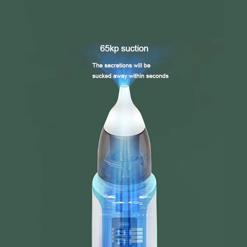 Aspirador Nasal Recarregável Para Bebês Silicone Ajustável Sucção Elétrica Crianças